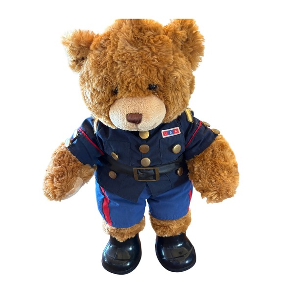 Build-A-Bear Workshop Other - Build-A-Bear Workshop Plush Teddy Bear Marine Corps Uniform Collectible